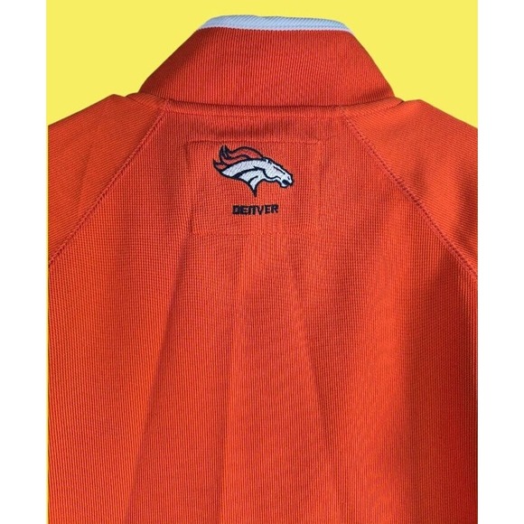 NFL Pro Line WOMEN'S L Orange Denver Broncos Tracksuit Zippered Jacket - Picture 6 of 7
